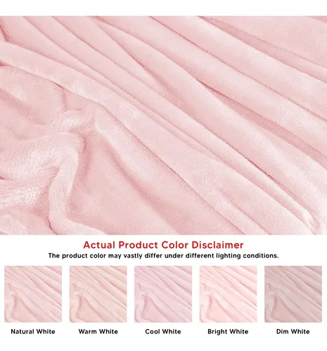 Colcha Blanket Utopia Bedding De Franela, Forro Polar, Color