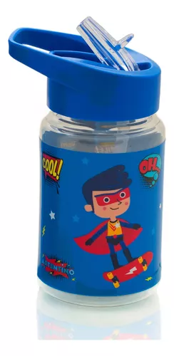 Botella Pocket Agua Jugo Niños Infantil Escolar Artentino