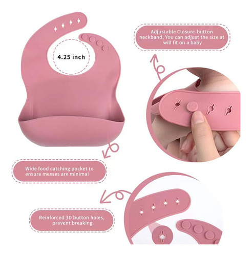 Cx Plato De Alimentación Infantil De Silicona Set De Comida