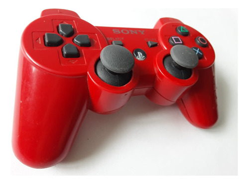 Control Playstation 3 Rojo Dualshock 3 Sixaxix Original Sony