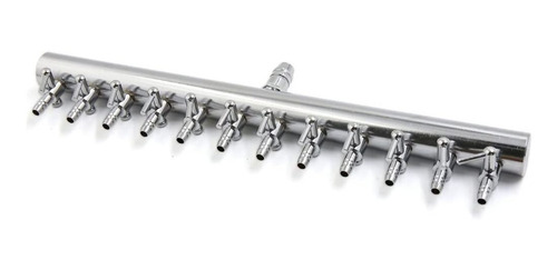 Uxcell Stainless Steel 12 Ways Air Flow Splitter Lever Contr