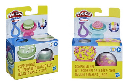 Play Doh Creations Cupcakes E Macarons Sortido Hasbro F1788 Cor Colorido