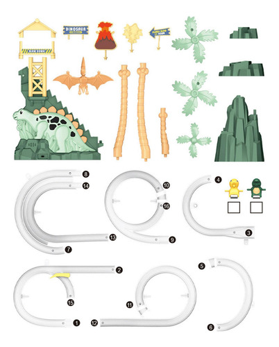 Race Track Game Juego De Dinosaurios Juego De Dinosaurios