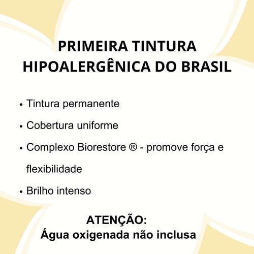 Tintura Coloração Sensicolor Hipoalergênica Antialérgica Cores 6,7 CHOCOLATE