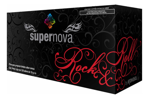 Supernova 120s Energía Sabor Cereza By Kromasol Rock&roll