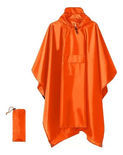 Trae Un Poncho Impermeable Para Acampar