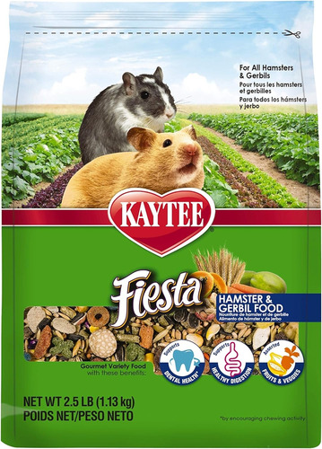 Kaytee Fiesta Comida Para Hámster Tonos Café