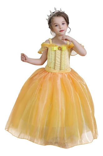 Vestido Belle Princess Para Niña, Vestidos Fiesta Ni 0