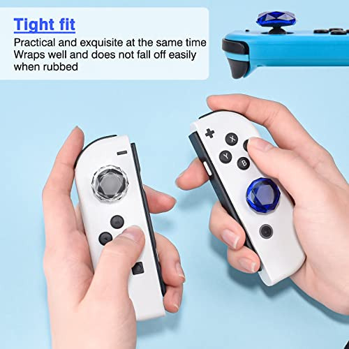 Pack 4 Caps Joystick Cristal Para Nintendo Switch Y Lite