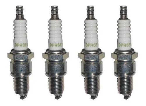 Kit X4 Bujías Agile 1.4 8v Ngk Bpr6ey