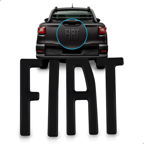 Logo Porta Malas Compatível Com Fiat Strada 2021 2022 2023