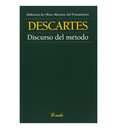 Discurso Del Método, De Descartes, René. Serie N/a, Vol. V