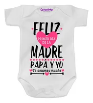 Comprar Pañalero Feliz Primer Dia De La Madre Ta Body Niña O Niño
