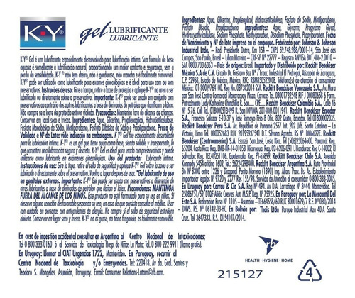 Imagen 3 de 3 de K-y Gel Lubricante 100gr - g a $275