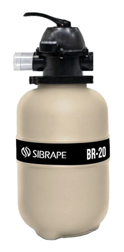 Imagem 1 de 1 de Filtro de areia para piscina Sibrape BR-20 de 6 vias