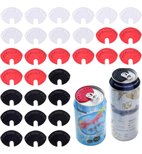 30 Tapas Para Latas De Refresco, Sellador De Latas De Bebida
