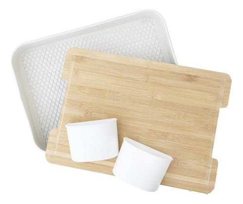 Kit Organizador Escritorio Bamboo 14 Pz | We R Desk Lap Set