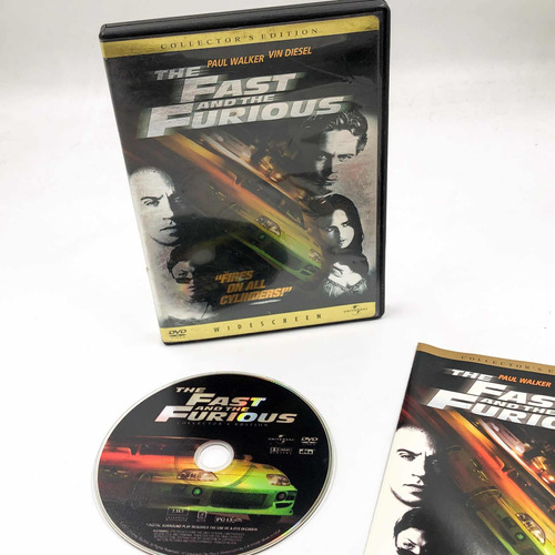 Rápido Y Furioso The Fast And The Furious Película En Dvd