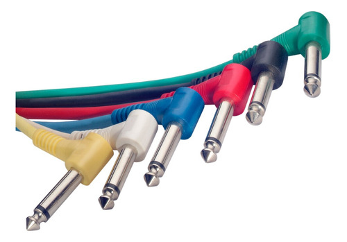 Cable Stagg Interpedal Plug Angular-plug Angular X 6u 8cm