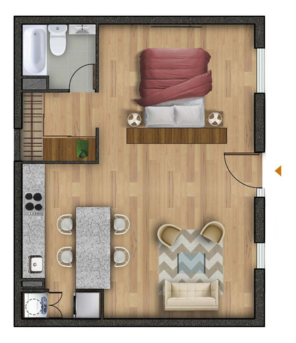 Venta De Departamento Loft En La Serena - Sector Centro, Cal