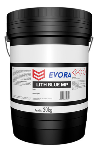 Graxa Automotiva Rolamento Evora Lith Blue Mp 20kg