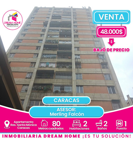Apartamento En Venta  Conj. Res. Santa Mónica - Caracas