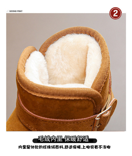 Botas De Nieve Cálidas De Invierno Para Niñas