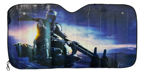 Parasol Parabrisas Plegable Deslizador Mandalorian Star Wars