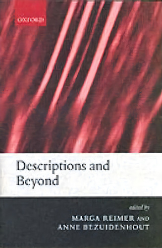 Descriptions And Beyond, De Marga Reimer. Editorial Oxford University Press, Tapa Blanda En Inglés