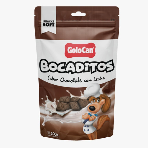 Bocaditos Para Perros Golocan (chocolate Con Leche).