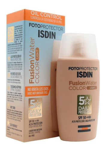 Isdin Fotoprotector Facial Fps 50 Fusion Water Light 50ml