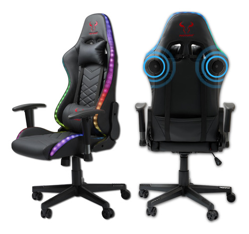 Silla Gamer Riotoro Spitfire X1s Plus Rgb C/parlantes Bt