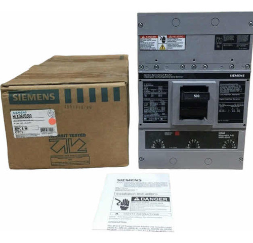 Interruptor Termomagnetico Siemens Hlxd63b500 3x500a 500amp