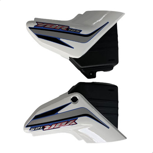 Cubiertas Laterales Ybr125 Express Para Yamaha (blanco)