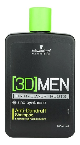 Schwarzkopf 3d-men Anti-dandruff Shampoo 250ml