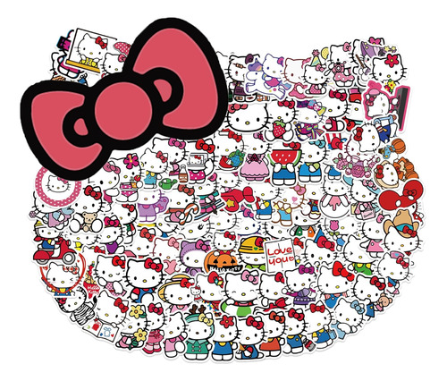 Lindo Hello Kitty Pegatinas,anime De Dibujos Animados H...