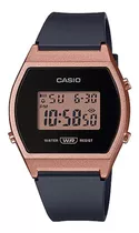 Comprar Reloj Casio Vintage Lw-204 Casual Deportivo Luz Cronometro Color De La Correa Negro Color Del Bisel Rosa Oro