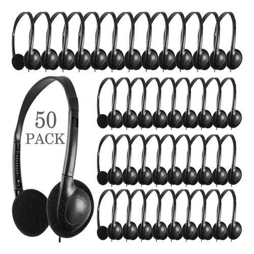 Cn-outlet 50 Paquetes Auriculares Cassroom A Granel Niños, Y