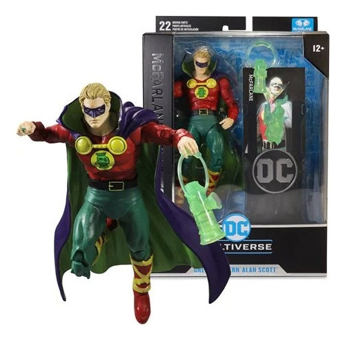 Lanterna Verde Alan Scott Dc Mcfarlane Edição de Colecionador