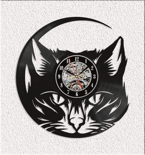 Reloj Gatos  Vinilo Ideal Regalo Llevate El 2do. Al 20% Off