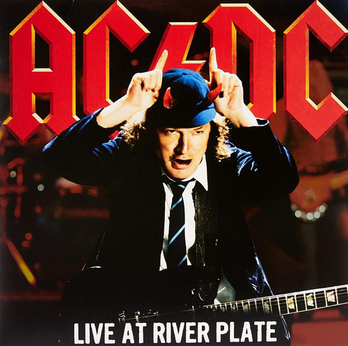 Ac Dc Live At River Plate 3 Lps Red Vinyl