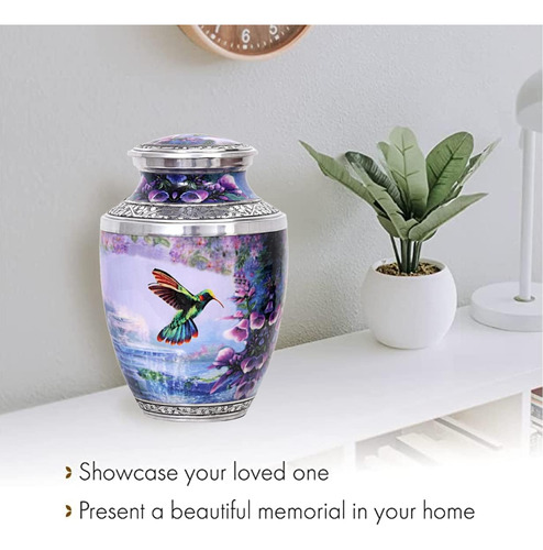 Urna De Aves De Zumbido Artesanal De Hlc Para Cenizas Urna X