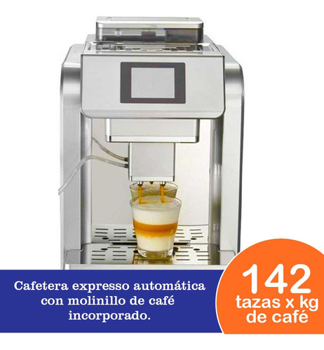 Cafetera Maquina De Cafe Automatica 142 Tazas X Kg Cafe