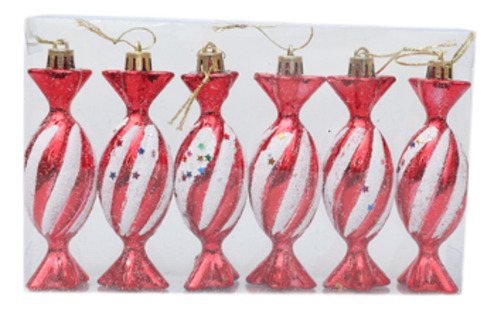 6 Adornos Navideños De Para Colgar En El De Navidad, Para