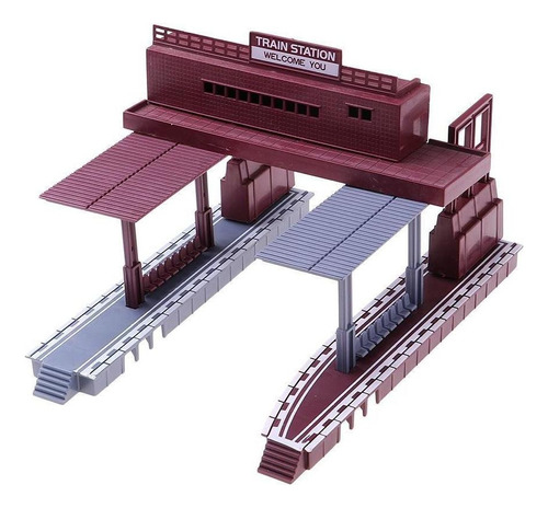 Modelo De Estación De Tren En Miniatura Ho Building