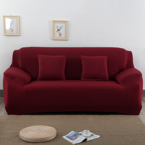 Vinho Tinto - Capa De Sofá Individual De 90 A 140 Cm (cor Só