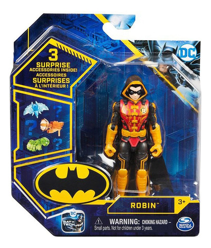 Boneco Robin Com Capuz - 10cm Colecionável