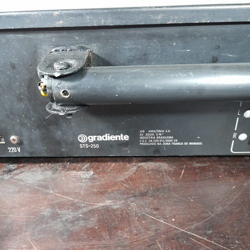 Imagem 8 de 9 de Tuner Gradiente Sts 250 Antigo Funcionando Perfeitamente