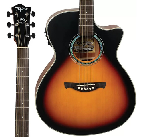 Guitarra Electroacustica Tagima Tw29 Woodstock C