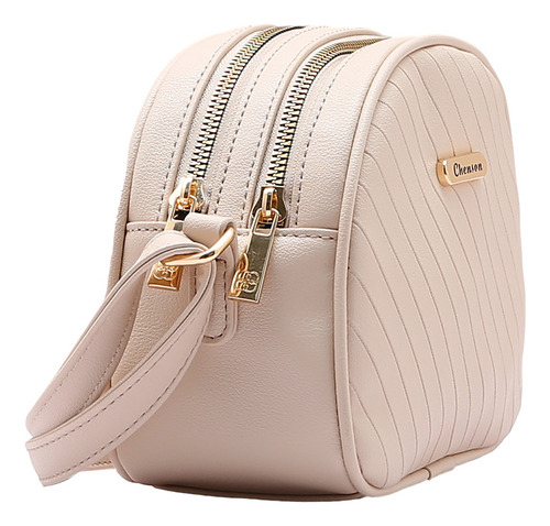 Bolsa Transversal Chenson 3484896 - Nude